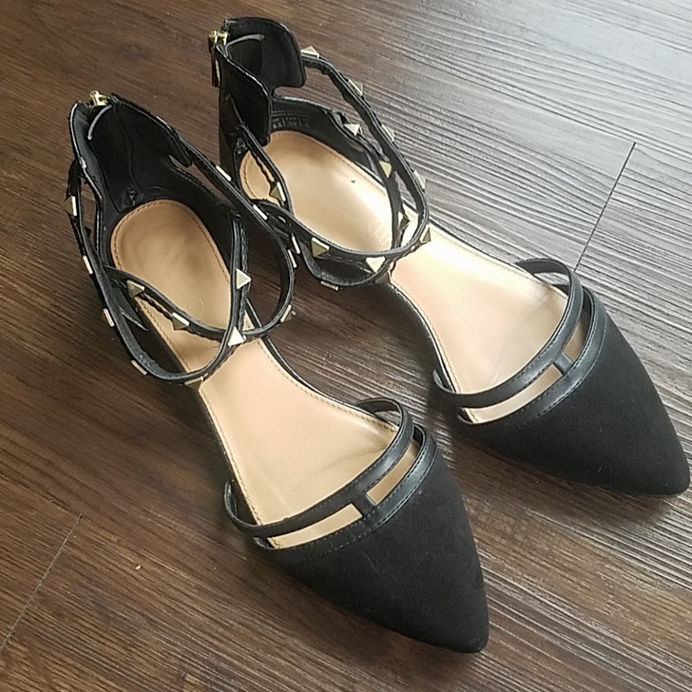 Aldo studded pointed toe flats